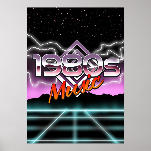 1980s Music Poster (Front)