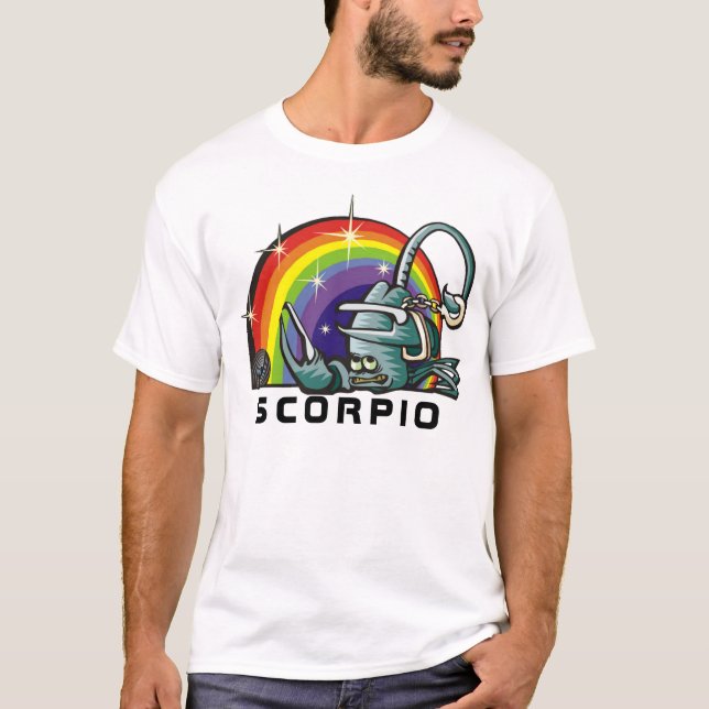 1980s Rainbow with Scorpio Scorpion T-Shirt (Front)