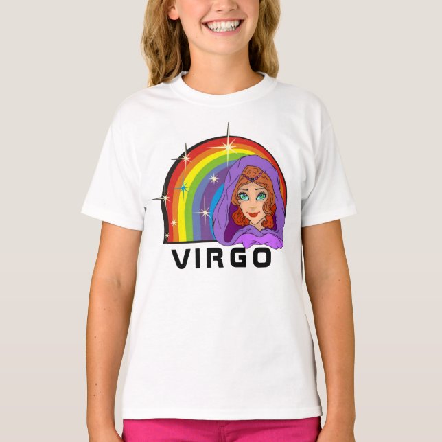 1980s Rainbow with Virgo T-Shirt (Front)