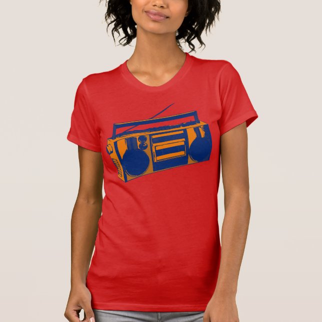 1980s Retro Boombox T-Shirt (Front)