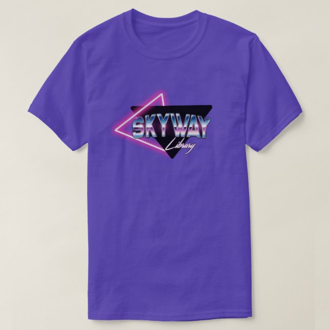 1980s Skyway Library T-Shirt (Design Front)