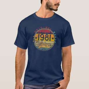 1981 41St Birthday Gift 41 Years Old Vintage Retro T-Shirt