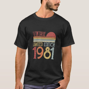 1981   Birthday Vintage Retro T-Shirt
