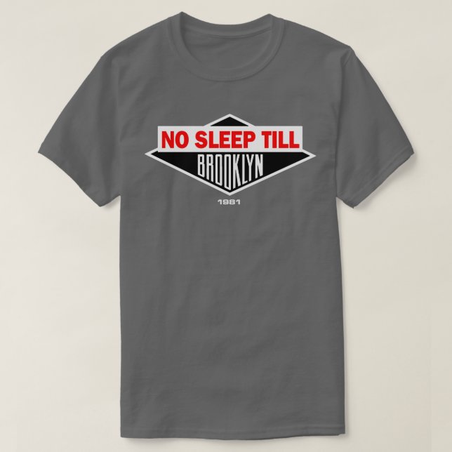 1981 No Sleep Till Brooklyn TShirt (Design Front)