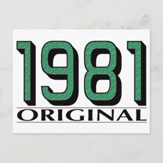 1981 Original Postcard