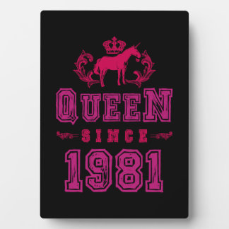 1981 Queen Unicorn Plaque