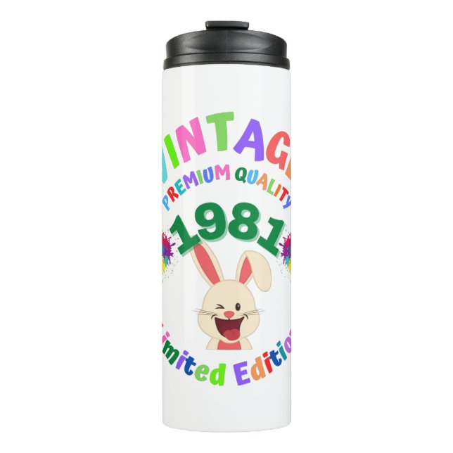 1981 Vintage Thermal Tumbler (Front)