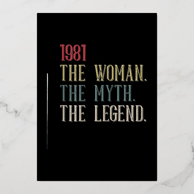 1981 Woman Myth Legend Retro (Front)