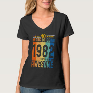 1982   40 Years Of Being Awesome T-Shirt