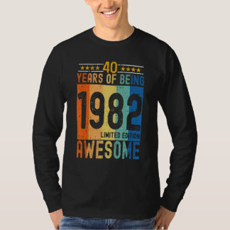 1982   40 Years Of Being Awesome T-Shirt