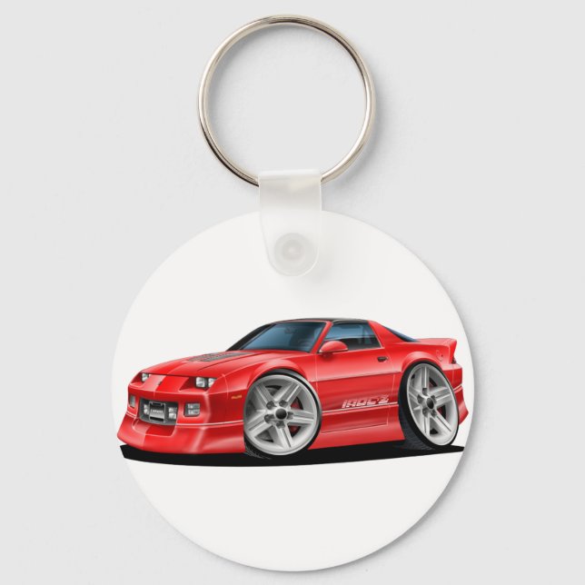 1982-92 Camaro Red Car Key Ring (Front)