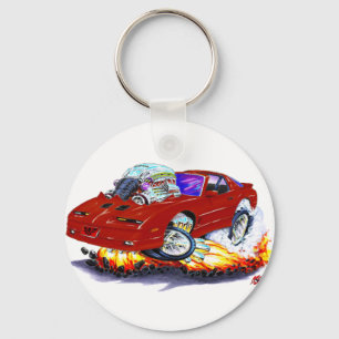 1982-92 Trans Am Maroon Car Key Ring