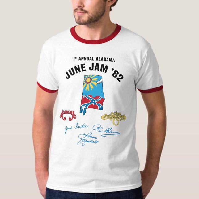 1982 June Jam Vintage Ringer T-Shirt (Front)