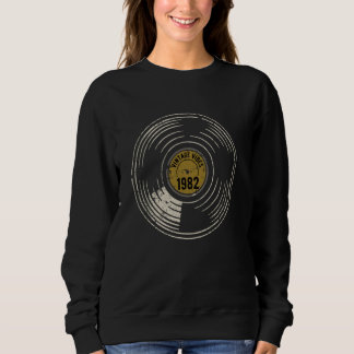 1982 Retro Birthday Anniversary Vintage Style Reco Sweatshirt