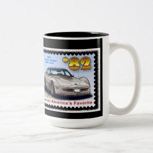 1982 Special Edition Corvette Two-Tone Coffee Mug