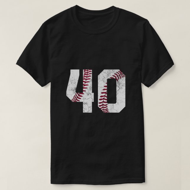 1983 40th Birthday Gift Baseball Softball 40 Years T-Shirt (Design Front)