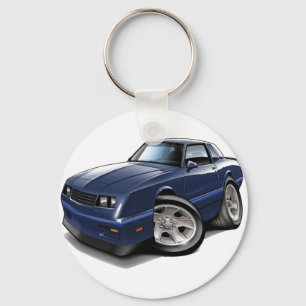 1983-88 Monte Carlo Blue Car Key Ring