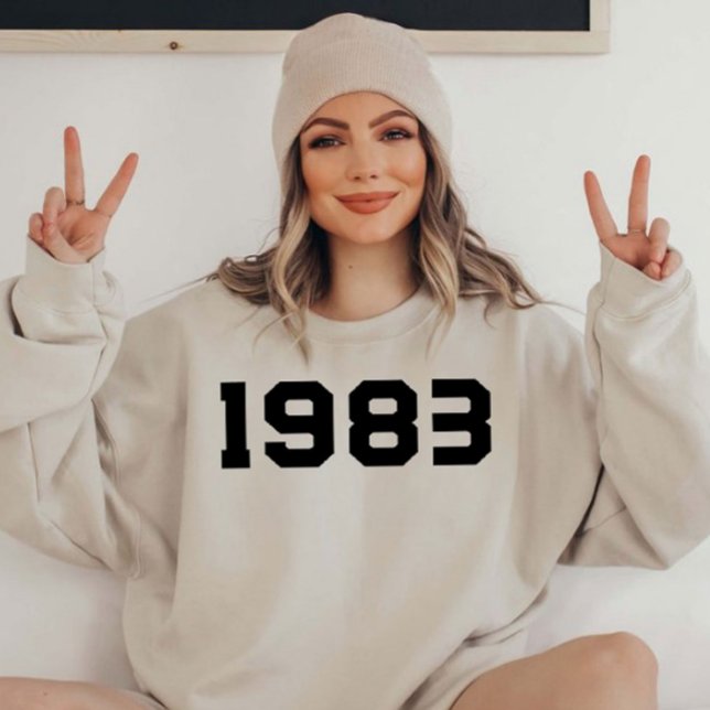 1983 Birthday 40th Milestone Gift Sweatshirt (Creator Uploaded)