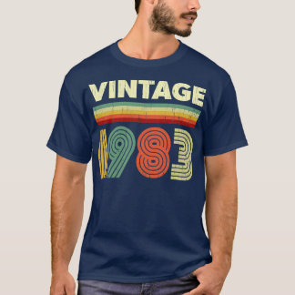 1983 Birthday Vintage Retro 38 years old Design  T-Shirt