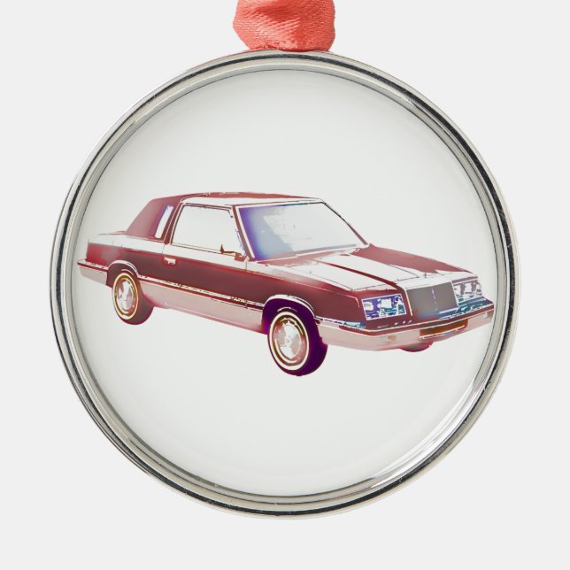 1983 Chrysler LeBaron Metal Tree Decoration (Front)