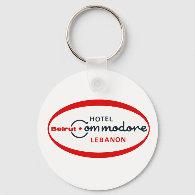 1983 Hotel Commodore logo Key Ring (Front)