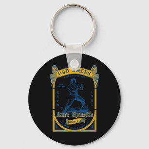 1983 Old Club 40 Birthday Vintage Bare Knuckle Box Key Ring