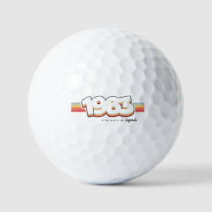 1983 The birth of legends Golf Balls