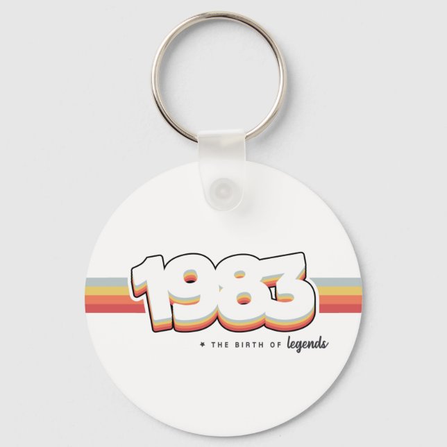 1983 The birth of legends Key Ring (Front)