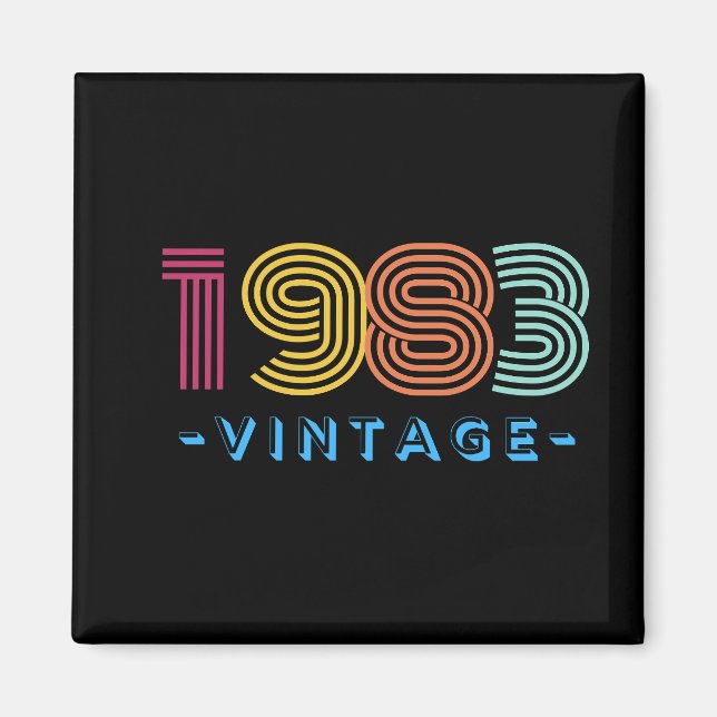 1983 Vintage Magnet, Retro - Gift Magnet (Front)