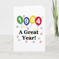 1984 A Great Year Birthday