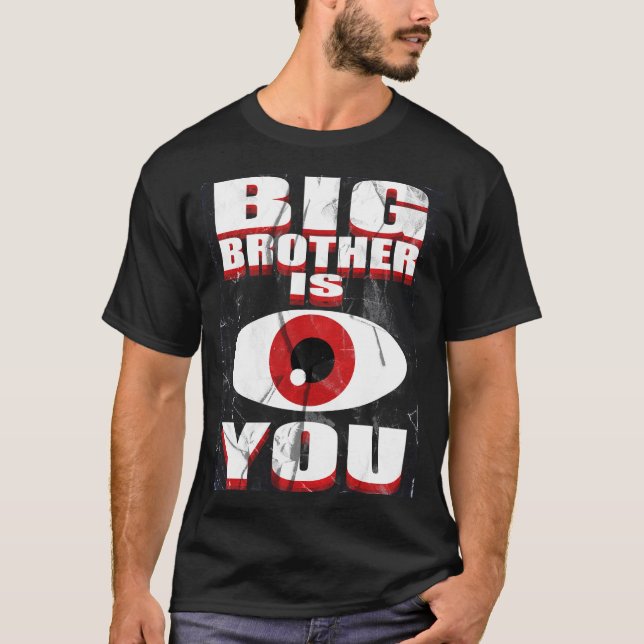 1984 Big Brother is Watching You Shirt ( Men's ) (Front)