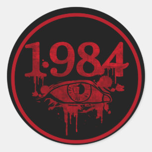 1984 CLASSIC ROUND STICKER