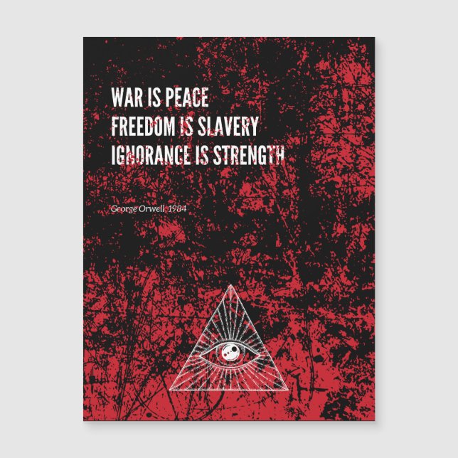 1984 George Orwell War is Peace (Front)