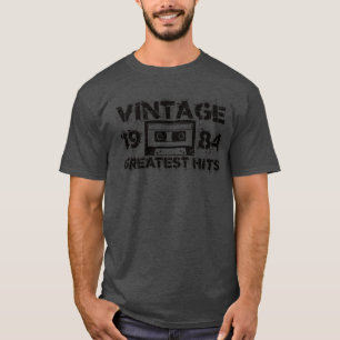 1984 Greatest Hits Vintage Black T-Shirt