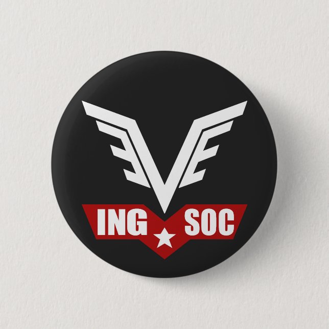 1984 INGSOC Party Logo Badge (Front)