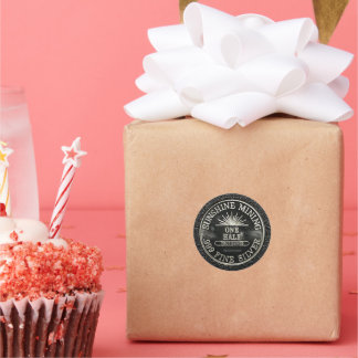 1984 Subshine Mint 1 Half Ounce .999 Silver Round  Classic Round Sticker