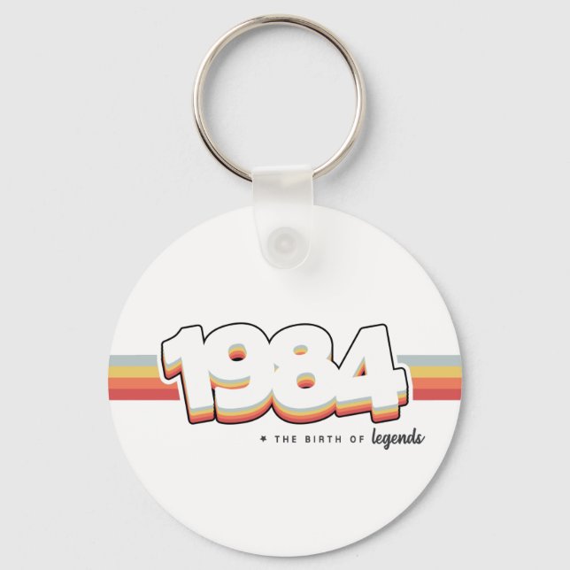 1984 The birth of legends Key Ring (Front)