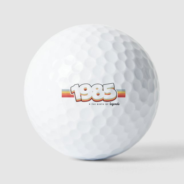 1985 The birth of legends Golf Balls (Front)