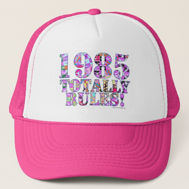 1985 Totally Rules Trucker Hat (Front)