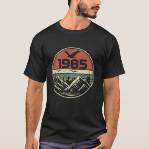 1985 Year Of Birth 1985 Birthday Retro Vintage Bor T-Shirt