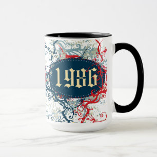 1986 Birthday Year or Since 1986 or Made in 1986 Mug