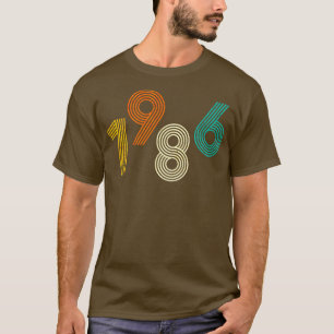 1986 Retro Birthday Vintage T-Shirt