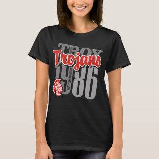 1986 Troy Trojans Woman's Dark Tee