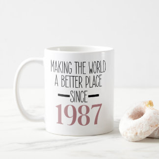 1987 Birthday 40 40th Year Old Women Great Grandma Coffee Mug