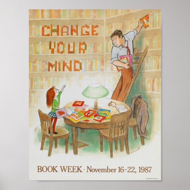 1987 Children's Book Week Poster (Front)