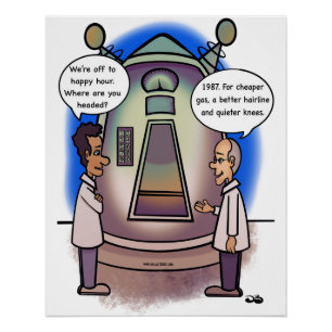 1987 Going Back In Glossy Poster