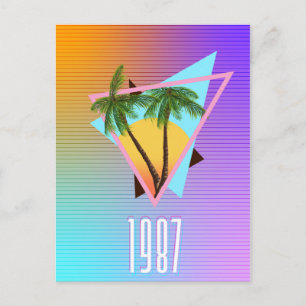 1987 Paradise logo Postcard