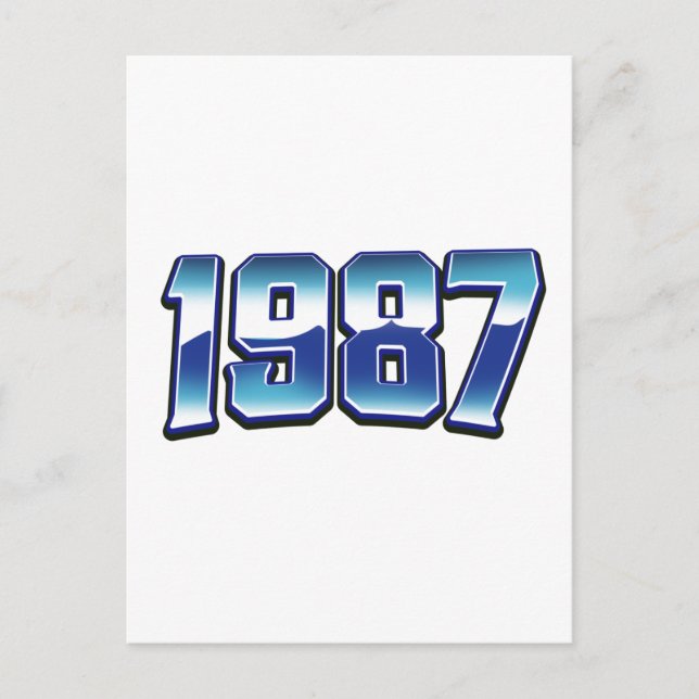 1987 POSTCARD (Front)