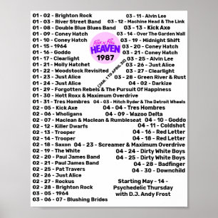 1987 - ROCK'N'ROLL HEAVEN (PART 1) POSTER