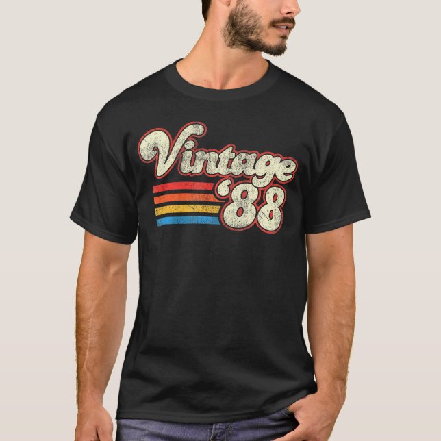 1988 34 Birthday T-Shirt (Front)